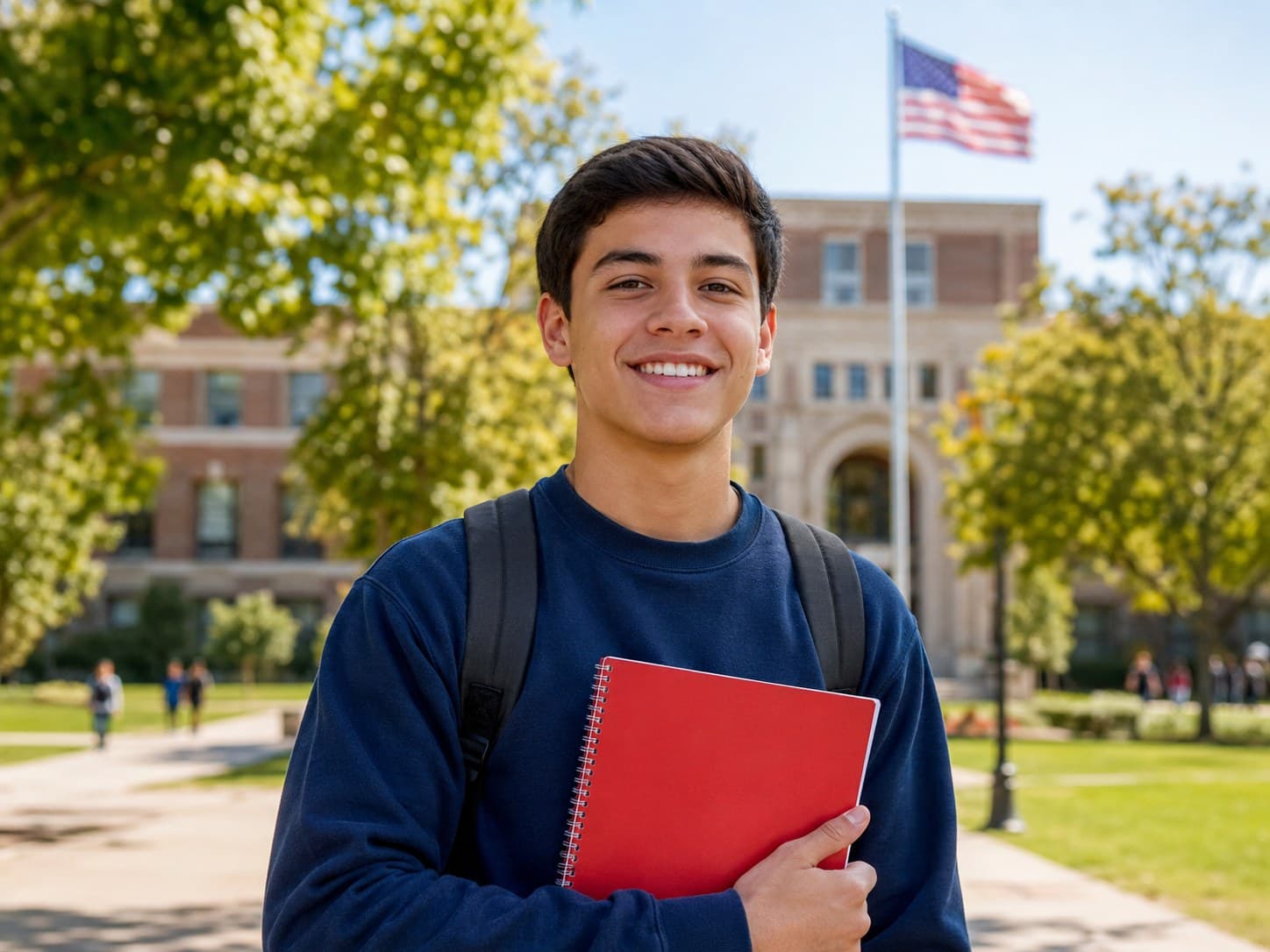 Aluno Promise certificado, em campus americano